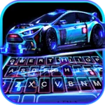 racing sports car theme android application logo